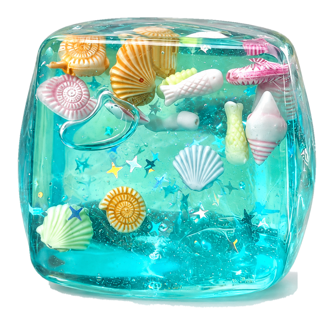 Ocean Shell Squish Cube