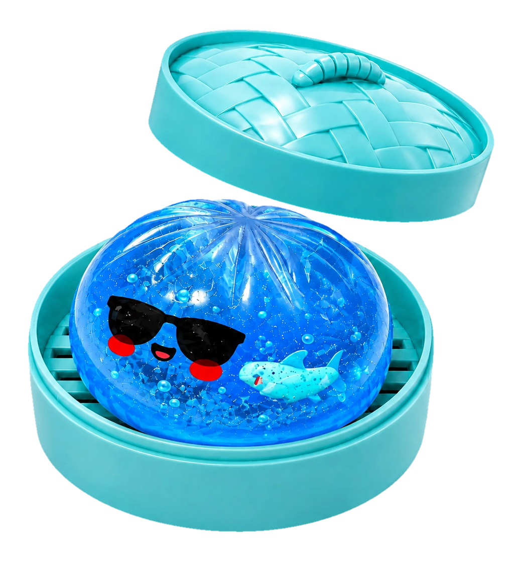 Glitter Dumpling Squishy – Slow Rise