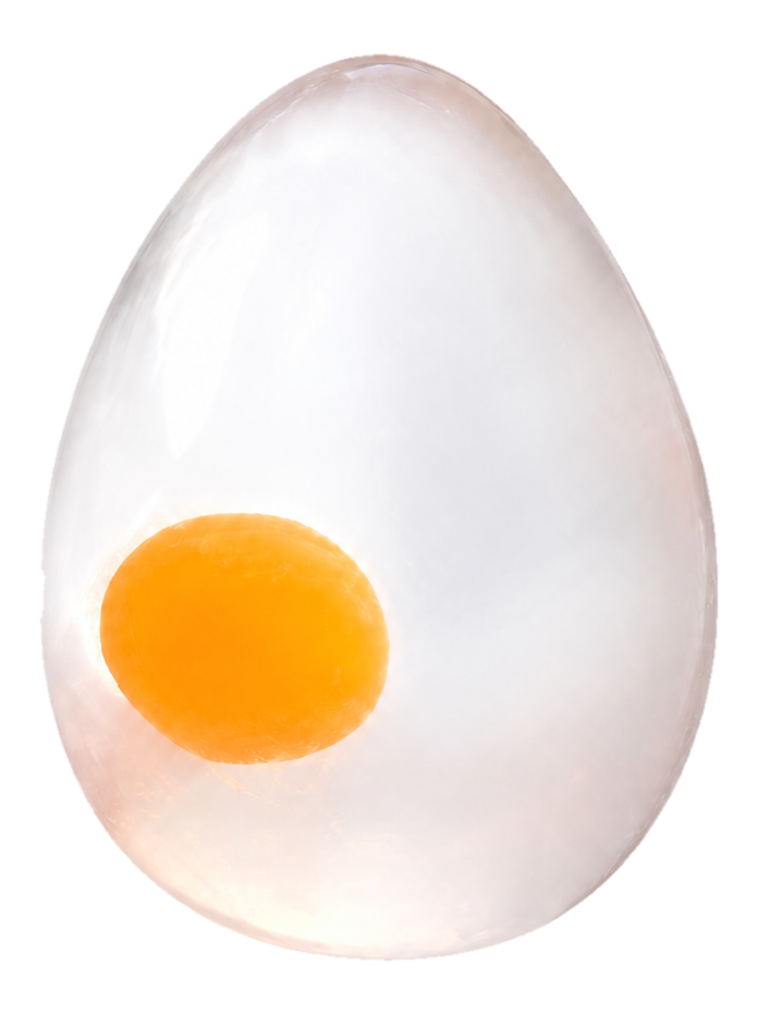 Frühstücks-Ei Squish – Einzelnes Ei Mit Eigelb