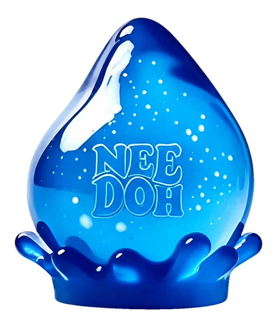 Schmelztropfen Squishy – Blau · Punkte