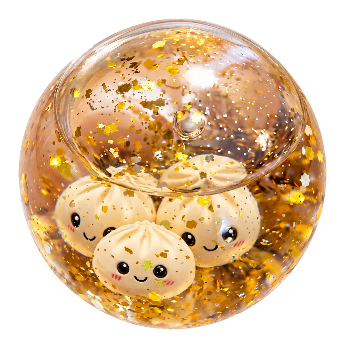 Glitzer-Dumpling Squishy – Slow Rise – Standard